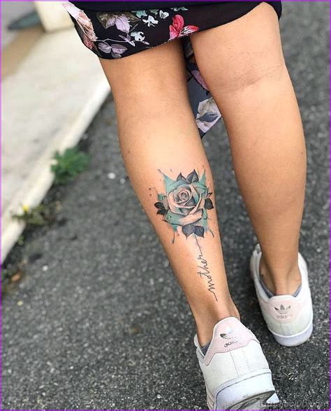 tatuajes en pierna mujer sexis|Tatuajes para mujeres en la pierna